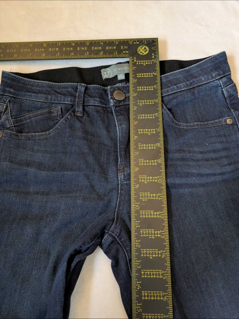 Wit & Wisdom Dark Wash Skinny Jeans - Picture 4 of 7